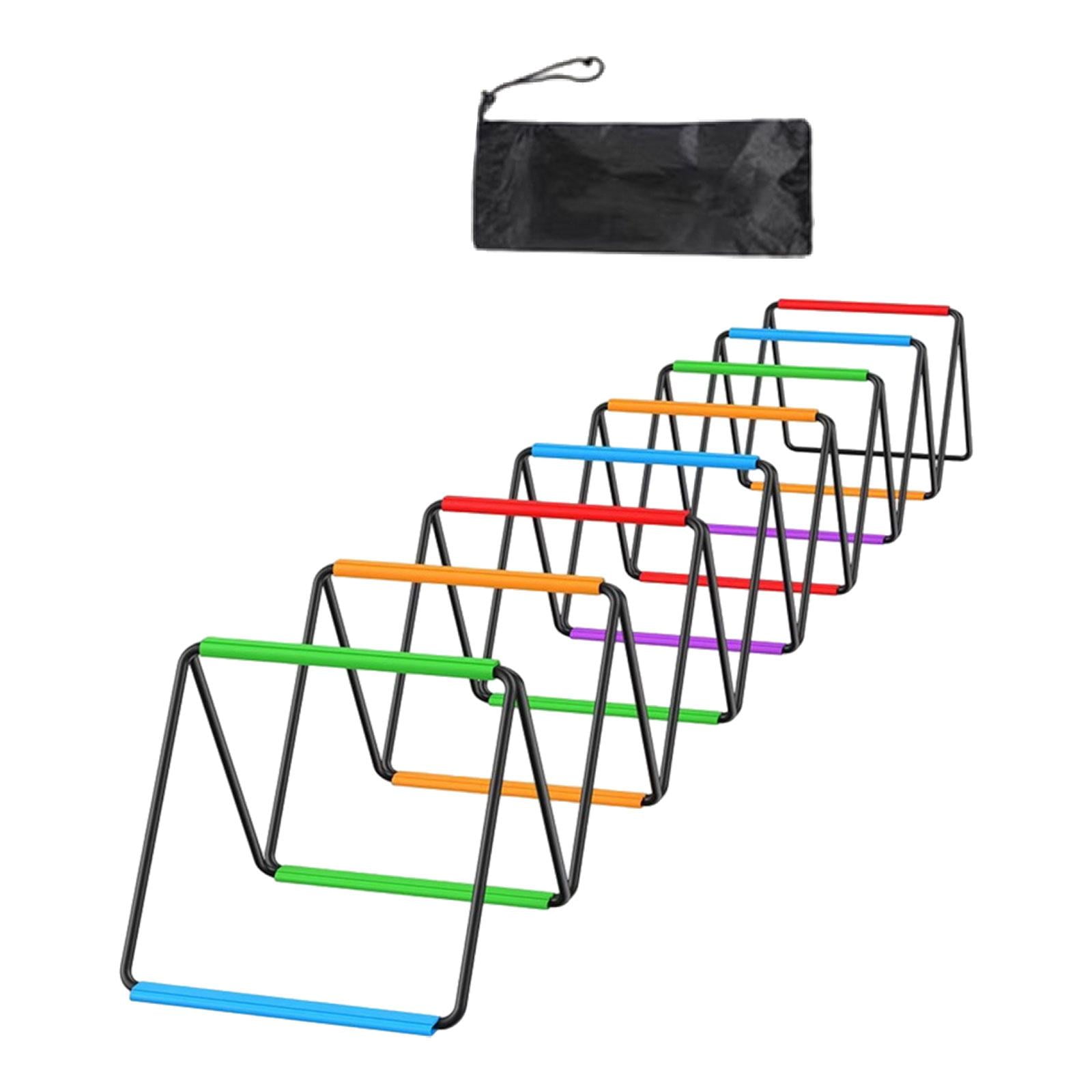 Dualoai Agility Ladder Agility Training Equipment Folding Easy Setup Adjustable Football 16 Grids