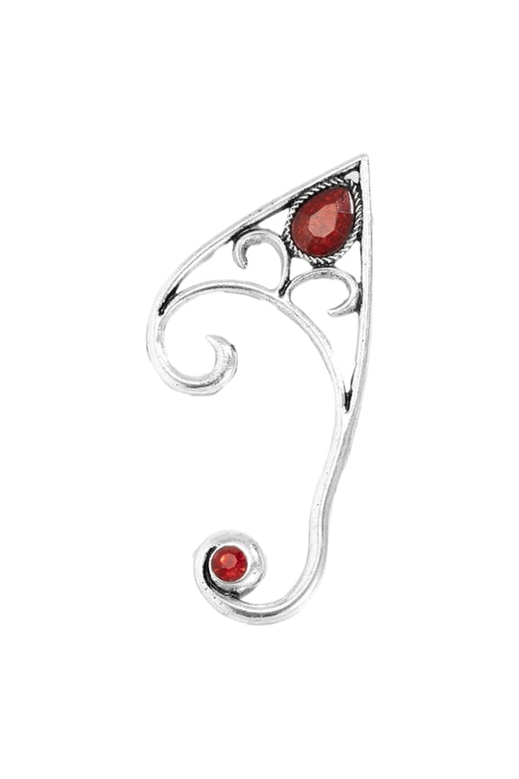 Alloy Retro Hollow Ear Cuff Left Ear Clip Earring Ear Wrap Jewelry Handcraft for