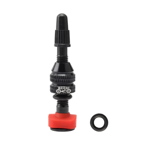 Dualoai Alloy Tubeless Tire Presta Valve Bicycle Stem Mountain Bike Core 40mm,Black 40mm