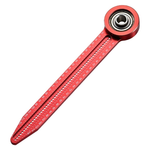 Dualoai Aluminum Alloy Compass Scriber Precision Circle Drawing Tool 360 Degree Rotating