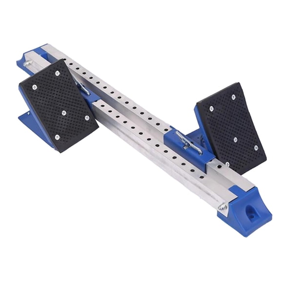 Dualoai Aluminum Alloy Track Starting Block Sprint Training Equipment Wide Rubber Pedals Portable Running Block for Beginners Runners