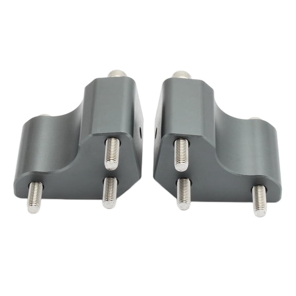 Dualoai Aluminum Handlebar Riser For Kawasaki GTR1400 Easy Install Gray Grey
