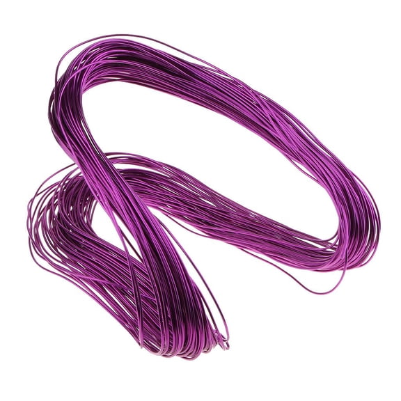 Dualoai Aluminum Wire for Sculpting, Jewelry Making, Gem Metal Wrap, (12 Gauge, 2mm) purple