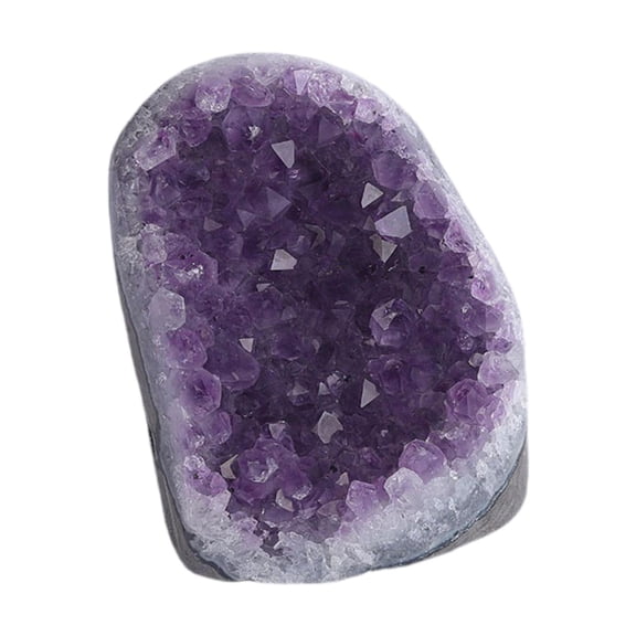 Dualoai Amethyst Cave Valley Ornament Geode Centerpiece Table Decoration Home Furnishing
