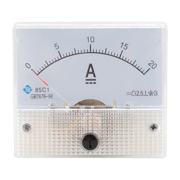 Dualoai Analog Panel AMP Microamp Current Ammeter Meter DC DC 0-20A