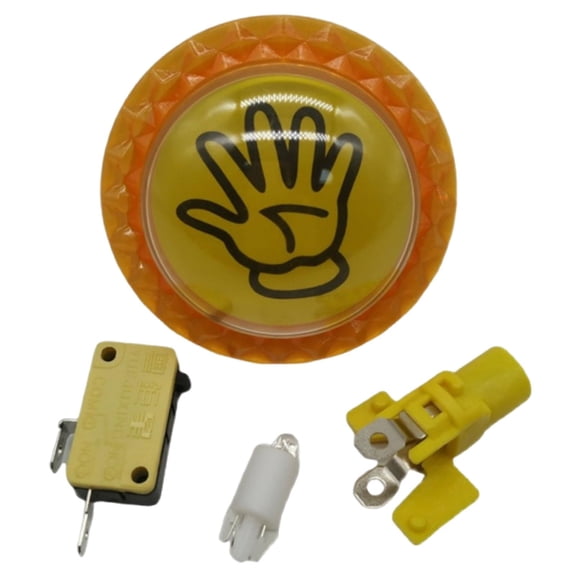 Dualoai Arcade Push Button Arcade Game Push Button Novelty 60mm Party Game Palm Launch Buttons Friends Boys and Girls Hands on Skills