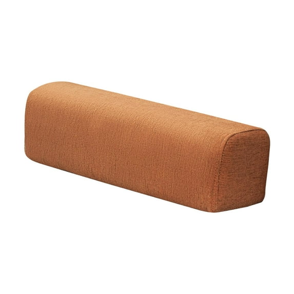 Dualoai Arm Rest Pillow Bolster Support Pillow Rectangular Pad for Couch Bedroom Car Orange
