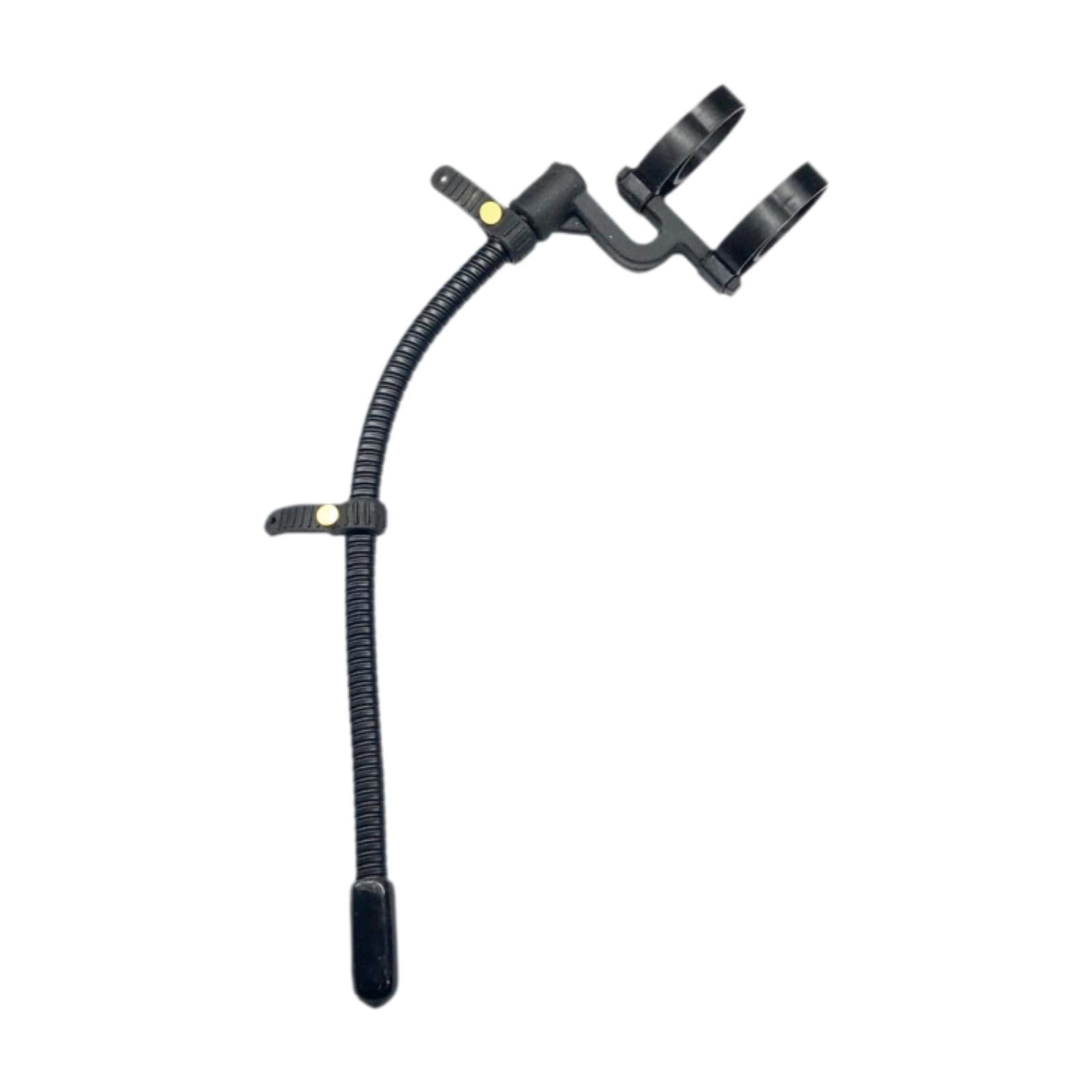Dualoai Arm Stand Mic Stand, Adjustable Gooseneck Arm Mic Stand without Clamp