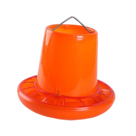 Dualoai Automatic Chicken Feeder Goose Feeding Container Poultry Food Feeding Bucket Style B
