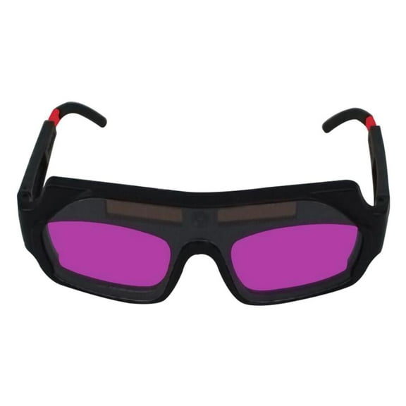 Dualoai Automatic Dimming Welder Glasses Goggles Anti-Glare Adjustable Frame PC Lens