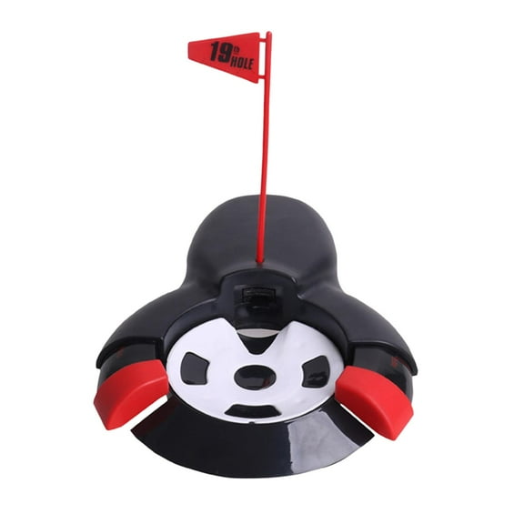 Dualoai Automatic Golf Putter w/ Flag Golfer Teaching Tools Accessories Equipment for
