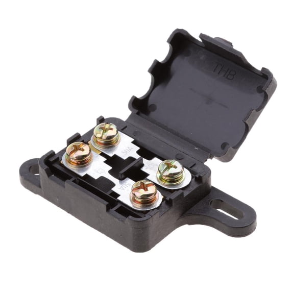 Dualoai Automotive ANS ANG Fuse Holder Fusebox Block for RV Golf Cart Electrocar