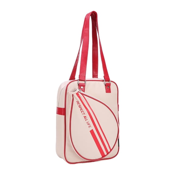 Dualoai Badminton Racket Bag Tennis Racket Bag Outdoor Sports Gym Bag Handbag Squash Bag Beige Yellow
