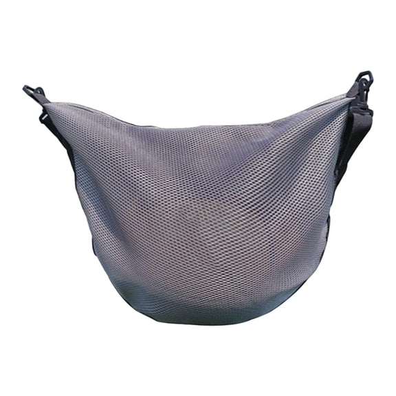 Dualoai Basketball Bag Beach Bag with Adjustable Strap for Softball Volleyball Rugby Gray