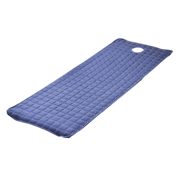 Dualoai Beauty Massage Cure Bed Table Cover Mattress Pad with Face Hole 75x28" Blue1 Dark Blue