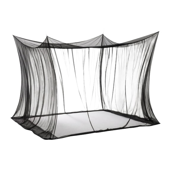 Dualoai Bed Canopies Netting Convenient House Screen Netting for Home Travel Terrace Black
