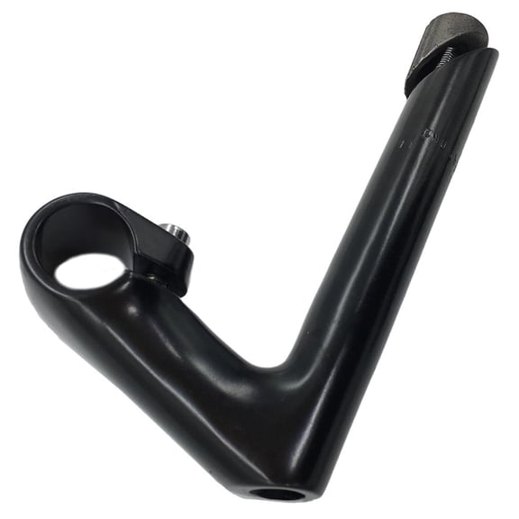Dualoai Bicycle Quill Stem Handle Bar Gooseneck Handlebar Stem Riser 25.4mm Black 80MM