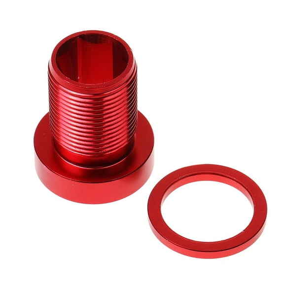 Dualoai Bicycle hexagon socket screw cranks screw aluminum countersunk head screws Red
