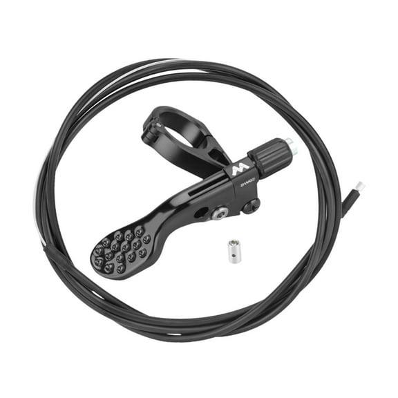 Dualoai Bike Seatpost Dropper Remote Control Lever Seatpost Remote Lever Shifter Black