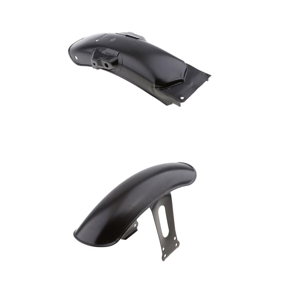 Dualoai Black Wheel Splash Guard Mudguard Front Rear Cover for Honda CG125