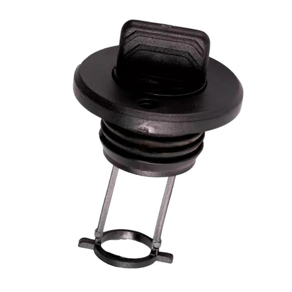 Dualoai Boat Drain Plug Replacement Fits 1" Diameter Drains Spare Parts for Dinghy Canoe Black