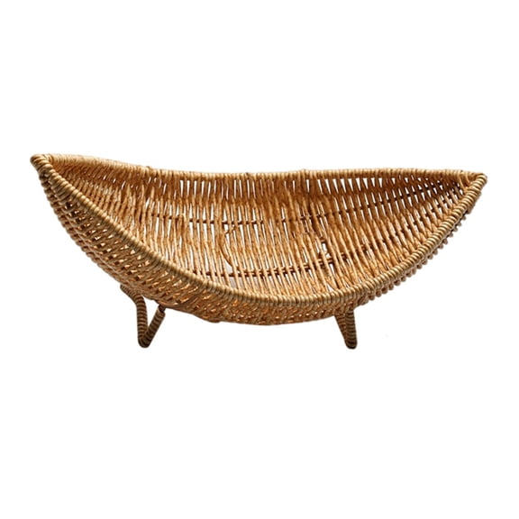 Dualoai Boat Fruit Storage Basket Key Holder Container Decorative Bowl for Ceremony Home