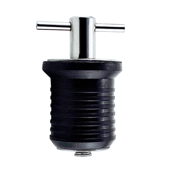 Dualoai Boat Hull/Livewell/Baitwell Drain Plug Marine Twist Drain Plug Stopper Stainless