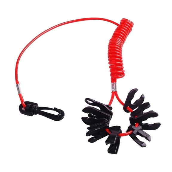 Dualoai Boat Ignition 11 Key Emergency Safety Cut Off Kill Switch Lanyard Tether Kit New