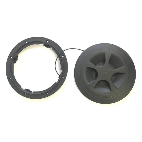 Dualoai Boat Round 6 Kayak Deck Plate for Marine Fishing Rigging 6inch