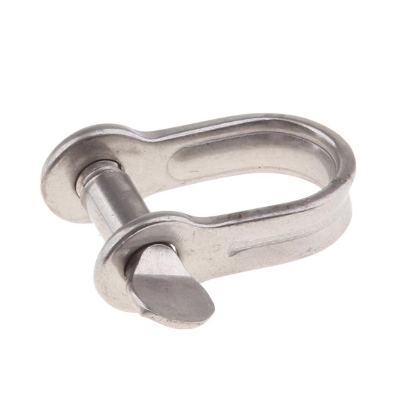 Dualoai Boats/Marine/Yachts Anchor Shackle Instruments D Shackle Pin 304 Marine Grade 5mm