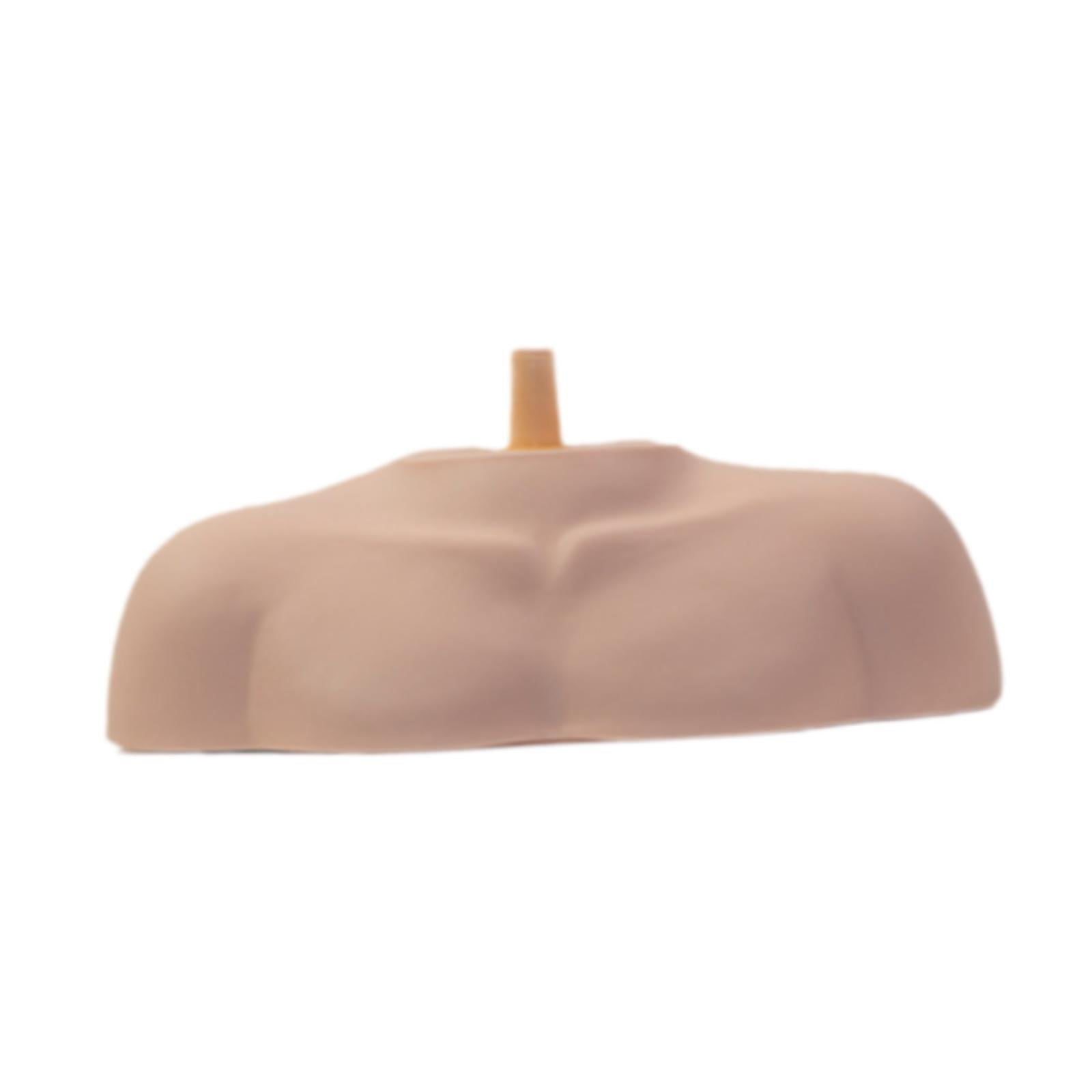Dualoai Bust Shoulder Mannequin Head Stand Shoulder Model Support Holder for Barber Home Smooth Rod