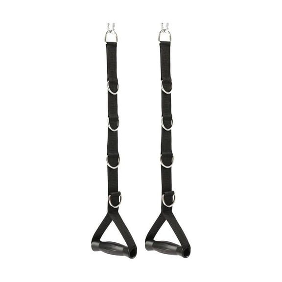 Dualoai Cable Machine Handles Replacement Heavy Duty Tricep Strap for Push Downs Working