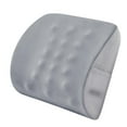 thumbnail image 1 of Dualoai Car Seats Cushion Lumbar Support Pillows Gifts Ergonomic Back Pad for Plane Home Gray, 1 of 9