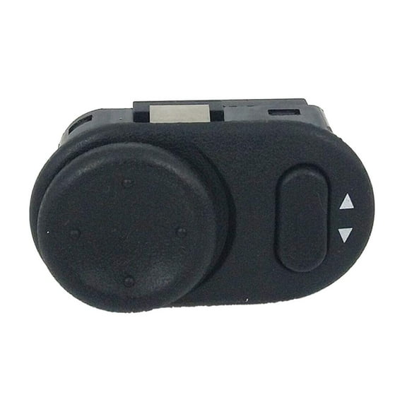 Dualoai Car Side View Mirror Rear View Mirror Switch Adjust Plating Control Knob with