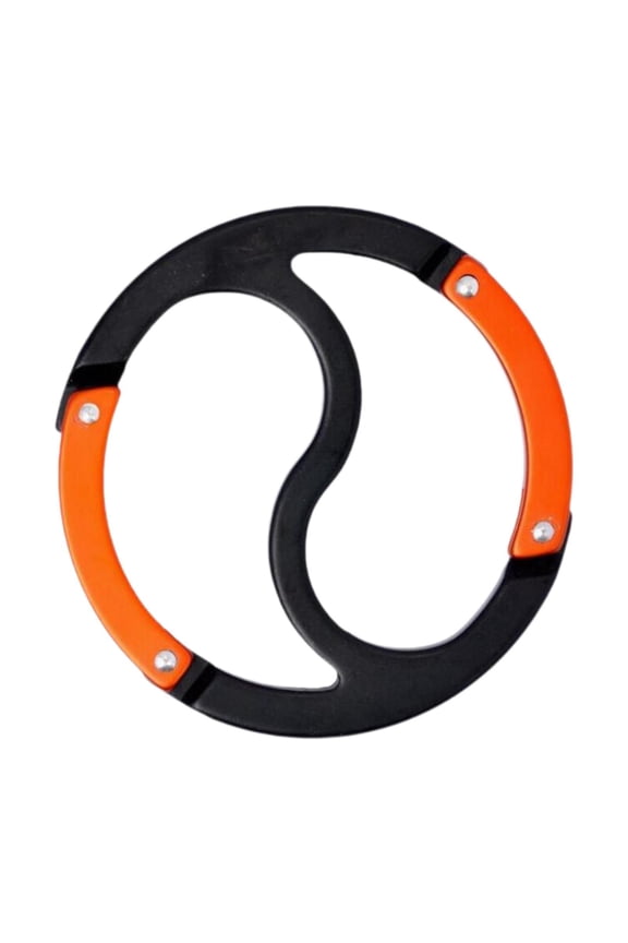 Carabiner Buckle Hook Auto Locking Keyring Outdoor Spring Double Sided Key Chain black