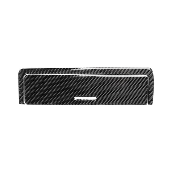 Dualoai Carbon Fiber Gear Shifter Panel Button Case Trim Sticker For E46 3Series