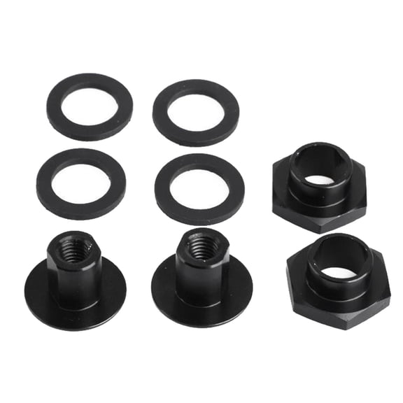 Dualoai Cars Rear Glass Strut Hardware Kit Black 90101-SR3-000 Auto Accessories Fit For Honda Civic 3Dr Hatchback 92 93 94 95 CRV EG6, Rubber Seals