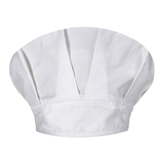 Dualoai Chef Hat Adjustable Multifunctional Sturdy Gifts for Unisex Adults Nurse Cap White