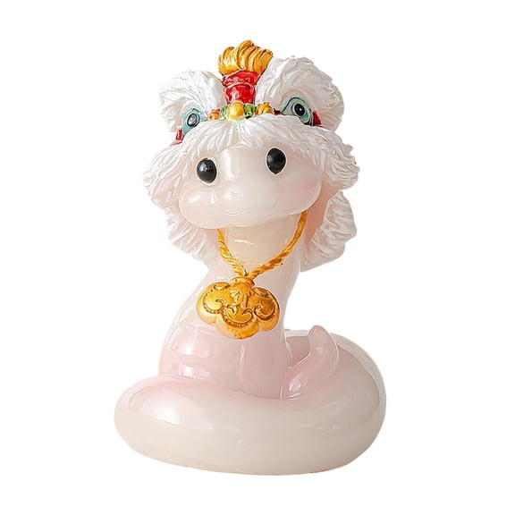 Dualoai Chinese New Year Snake Figures Adornment Tea Pet for Indoor Office Tea House with gift box