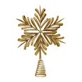 thumbnail image 1 of Dualoai Christmas Tree Topper Christmas Decoration for Outdoor Indoor Party Supplies Gold Snowflake, 1 of 8