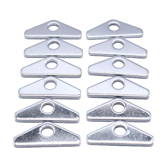 Dualoai Chrome, Valve Cover Mini Spreader Tabs, Cover Tabs Small Block Motors 260 289