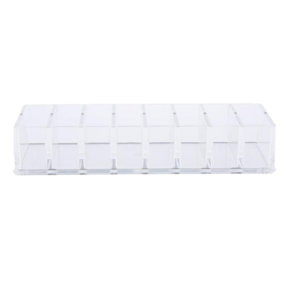 Dualoai Clear Acrylic Compact Organizer - For Blushes Highlighters Eye Shadow Blusher