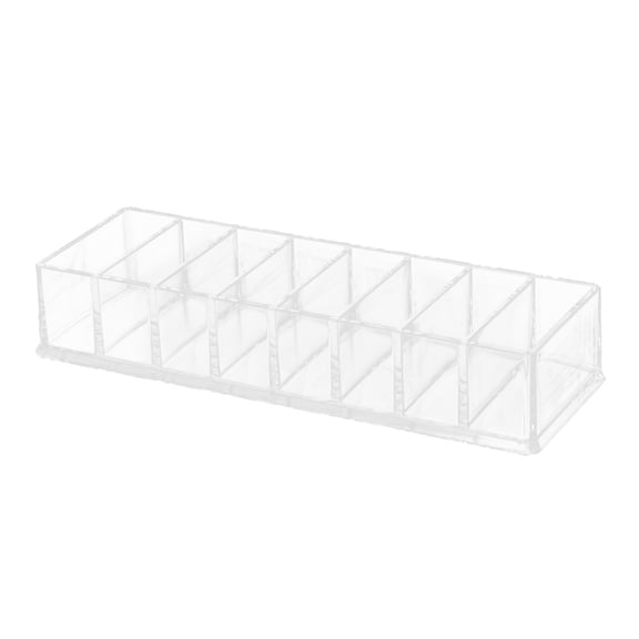 Dualoai Clear Makeup Cosmetic Storage Box Case Lipstick Eye Shadow Blusher Organizer