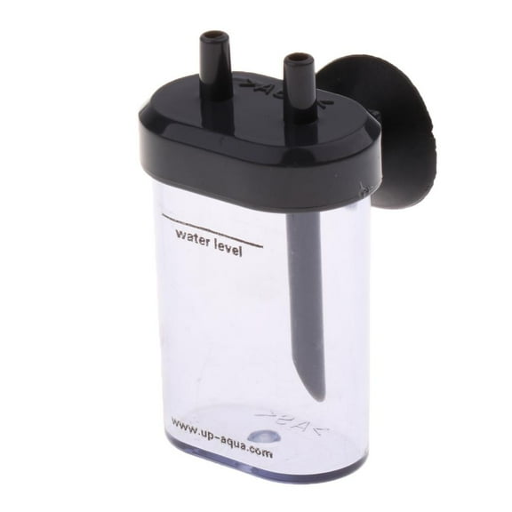 Dualoai Clear Plastic CO2 Diffuser Bubble Counter with Suker for Aquarium Planted Tanks