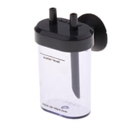 Dualoai Clear Plastic CO2 Diffuser Bubble Counter with Suker for Aquarium Planted Tanks