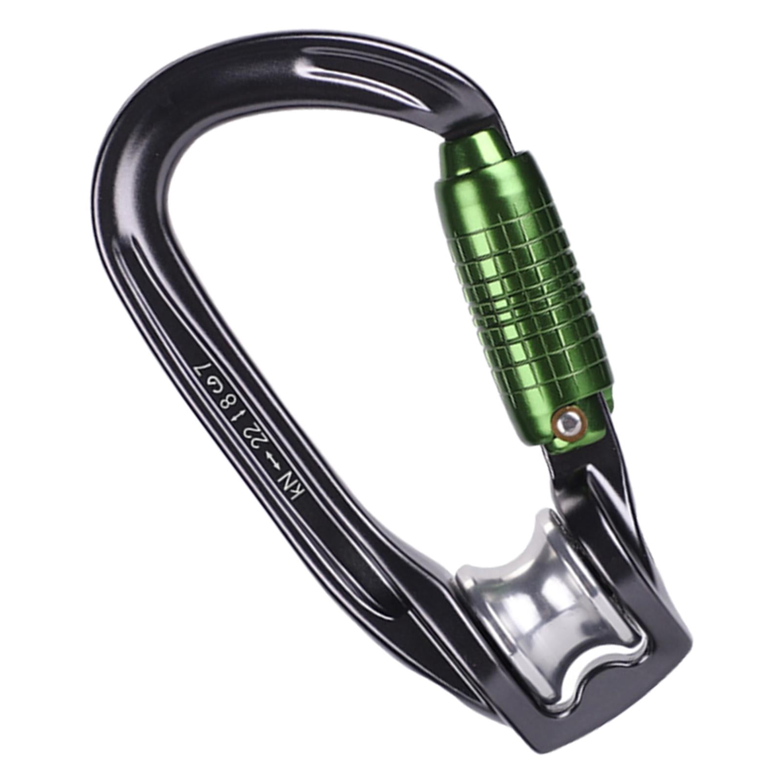 Dualoai Climbing Pulley Carabiner Clip for Outdoor Sports Mountaineering