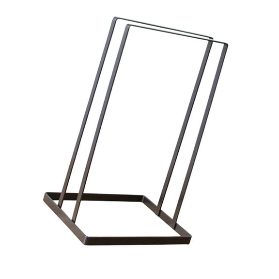 Dualoai Clothes Organizer Rack Sturdy Iron Hanger Caddy Storage Holder Stacker for Black