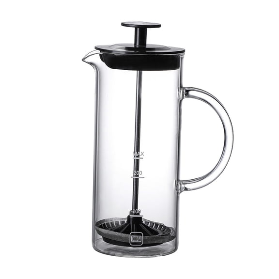 Dualoai Coffee Maker 16 Ounce Professional Easy Clean & Using Coffee Kettle for Tea Milk black