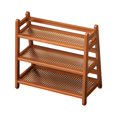 thumbnail image 1 of Dualoai Coffee Syrup Stand Holder Kitchen Counter Shelf Condiment Storage Spice Rack Mug dark brown, 1 of 8