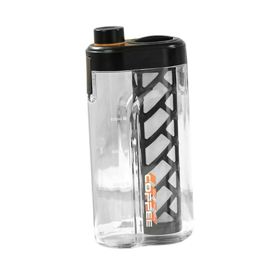 Dualoai Cold Brew Coffee Cup Pitcher Tea Pitcher for Tea Fresh Fruit Drinks Lemonade black